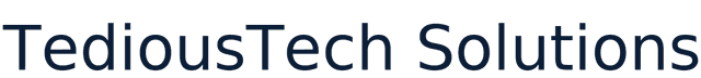 TediousTech Solutions logo